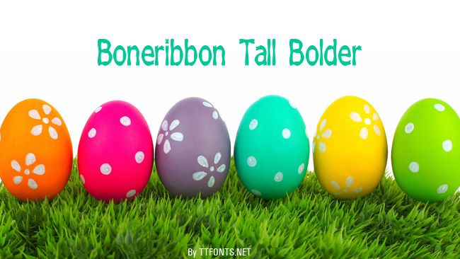Boneribbon Tall Bolder example
